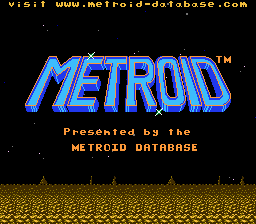 MDbtroid (metroid hack) Title Screen